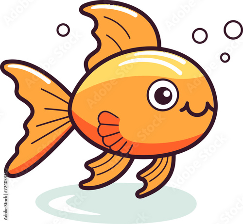 Underwater Unleashed Striking Fish Vector Designs Whirlwind of Fins Captating Fish Vector Art