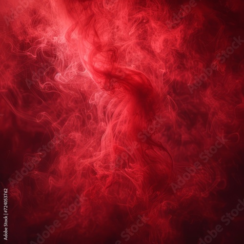 Red smoke, abstract background