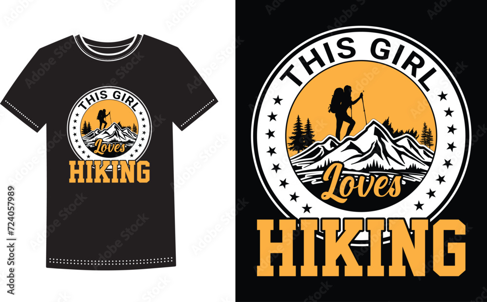 I'm a simple man I like coffee and hiking. T-shirt. Keep It Simple And Go hiking T shirt Design,  funny hiking T shirt Design, Vector hiking T shirt design, camping shirt, camping