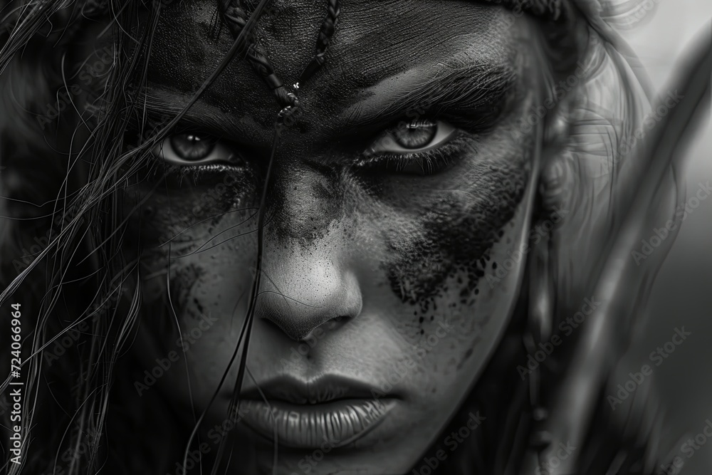 Fototapeta premium Warrior woman.