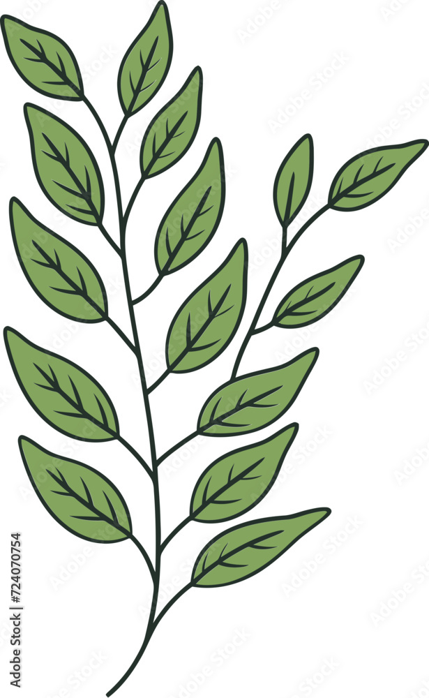 Seasonal Palette Dynamic Leaf Vector CollectionsGeometric Botany Symmetrical Leaf Vector Designs