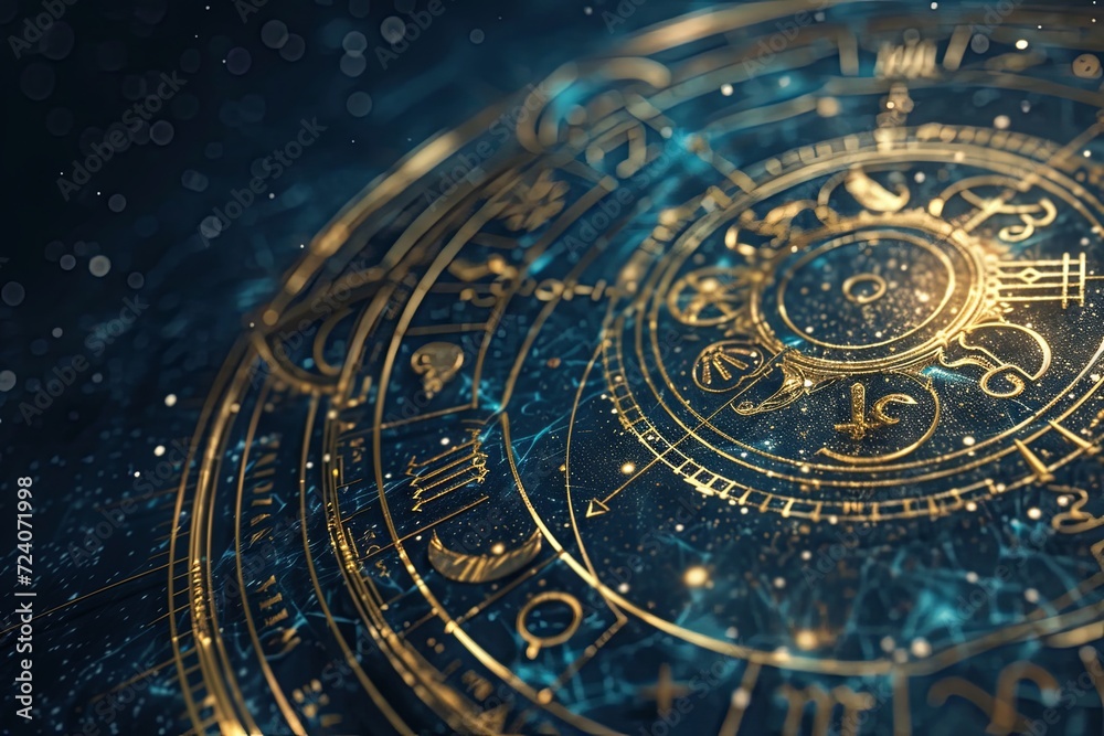 Zodiac astrology symbols