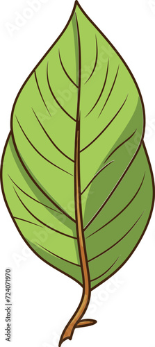 Greenery Elegance Refined Leaf Vector SketchesSurreal Botany Dreamlike Leaf Vector Portrayals