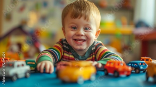 Children with different down syndrome and their happiness