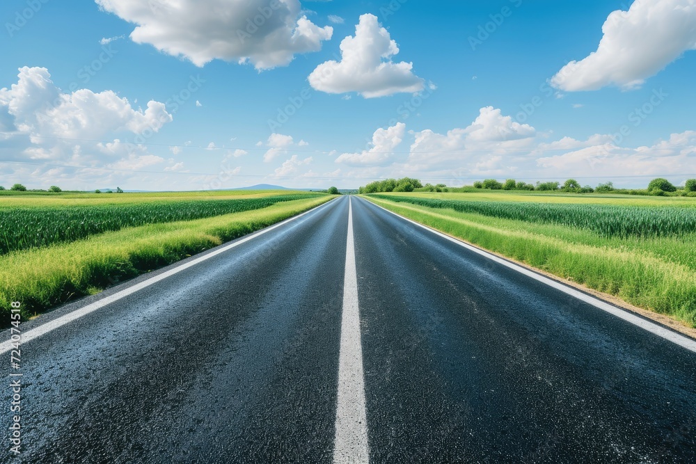 road in the field road in the field
