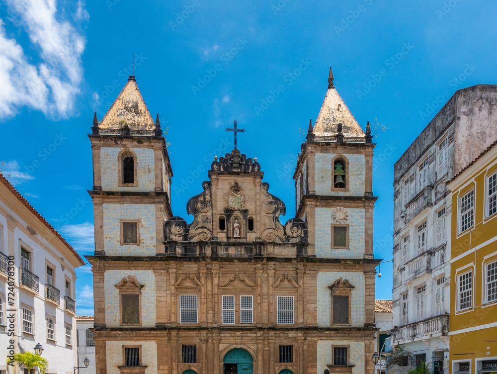 Church of St. Francis (Igreja et convento de São Francisco), part of the UNESCO World Heritage historical center of Salvador, Bahia, Brazil