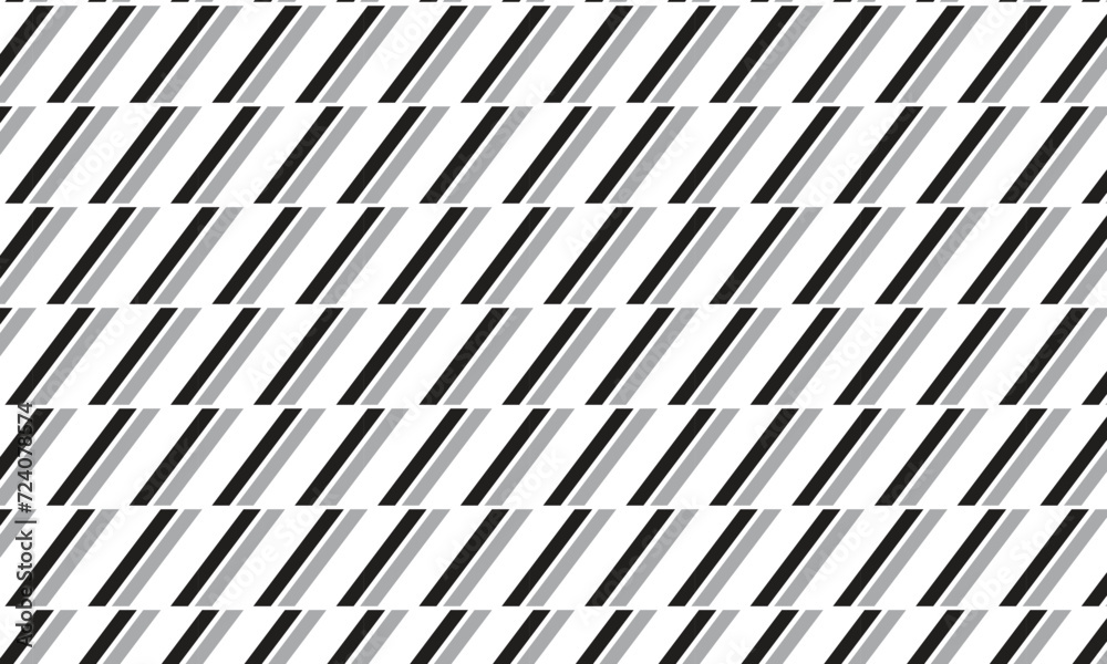 abstract repeatable geometric black grey diagonal line pattern.