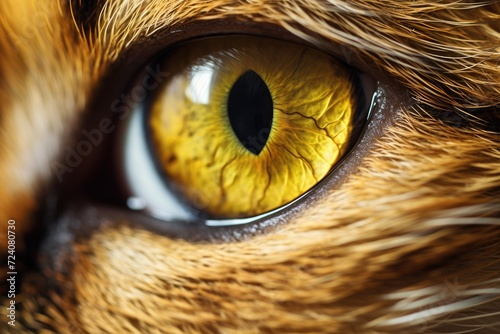 Macro Amber Cat Eye