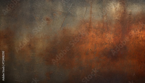 rusty scratched iron texture