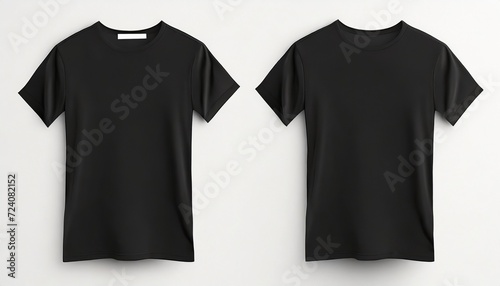 black t shirts with copy space
