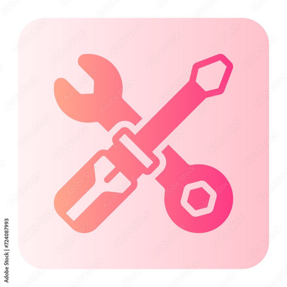 screwdriver gradient icon screwdriver gradient icon