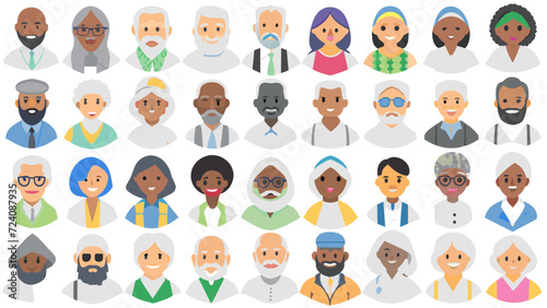 avatar people character vector