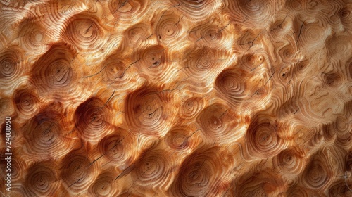 Amazing wood texture with a pattern of concentric circles. Unique wooden background.