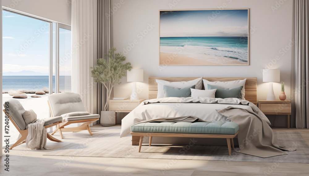 Fototapeta premium modern bedroom