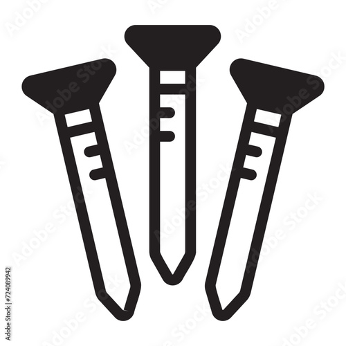 nails glyph icon
