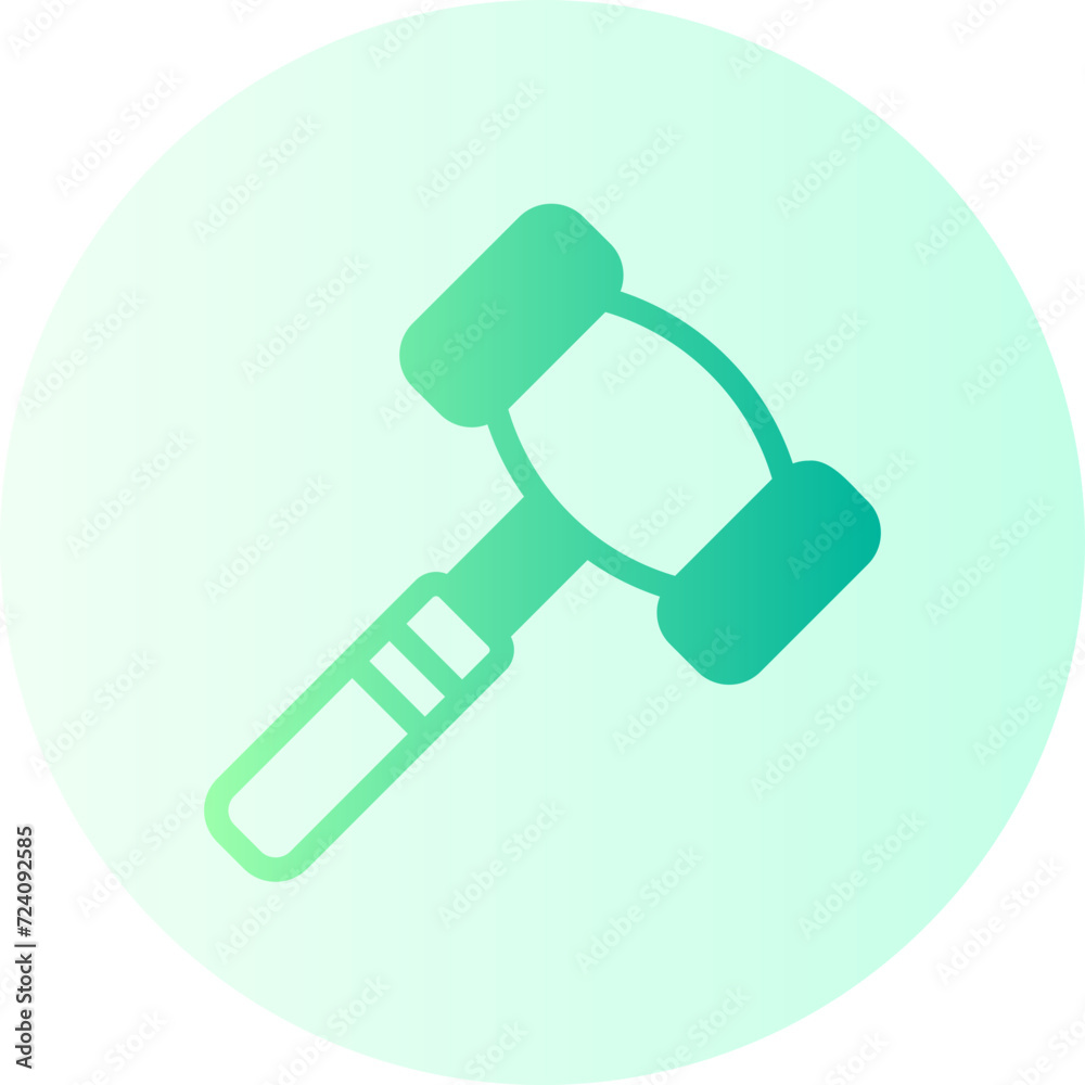 hammer gradient icon hammer gradient icon