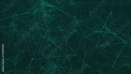 Networking connection abstract background with particles