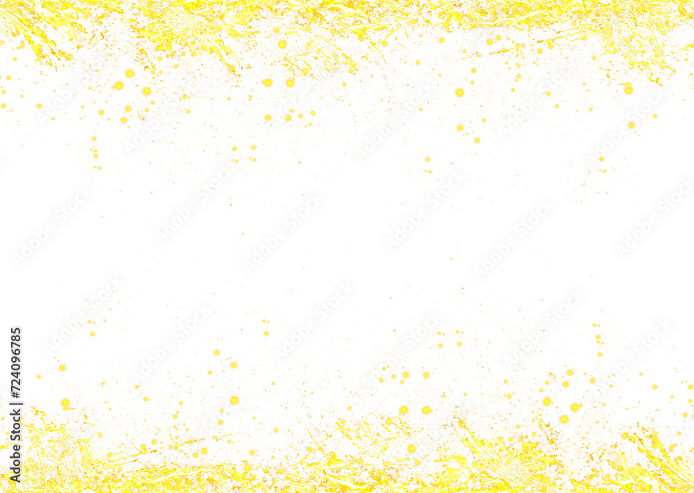 luxury_gold_paint_splash_granules_platter_on_transparent_background