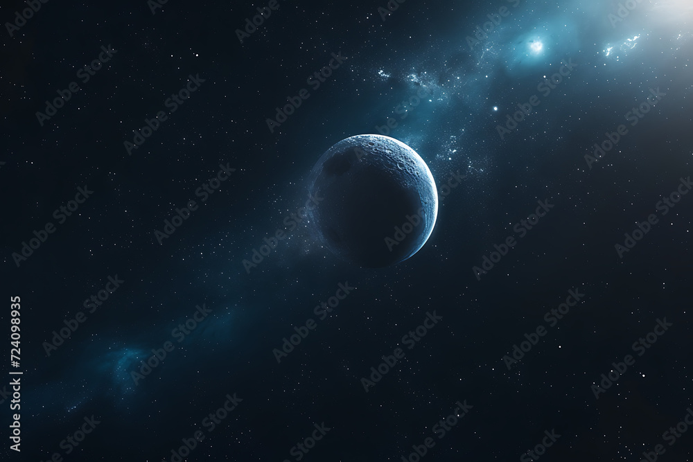 star and moon space wallpapers backgrounds in