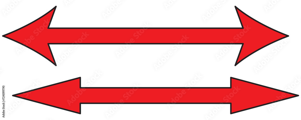 long Arrows vector set. Arrow icon collection. Set different arrows or web design long Arrows vector set. Arrow icon collection. Set different arrows or web design