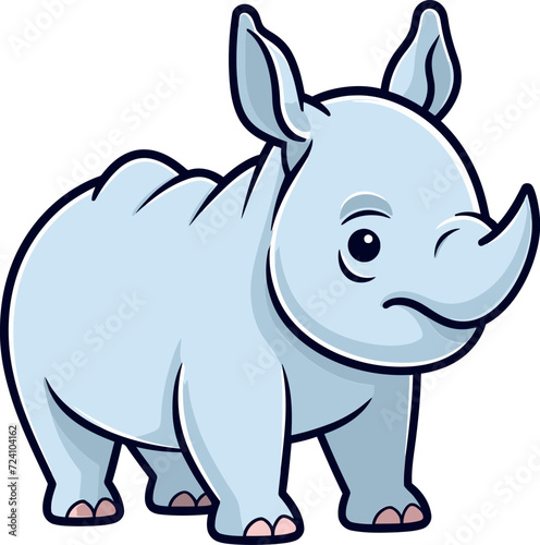 Rhino Vector Stamp DesignRhino Vector Banner Template