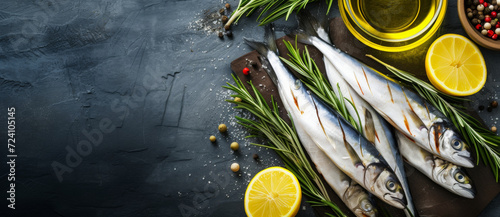 Freshness on display, a culinary preparation of mackerel with herbs and spices