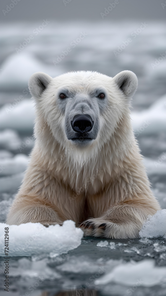 Arctic Majesty: Revealing the magical world of a polar bear created by AI Arctic Majesty: Revealing the magical world of a polar bear created by AI