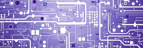 lavender and white simple wiring diagram, invert colors vector illustration pattern