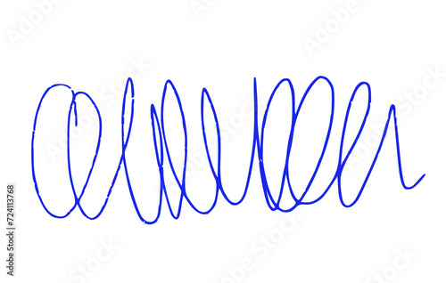 hand drawn curvy line PNG. Design element	
