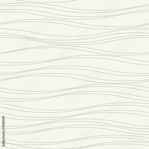 Seamless pattern with confused lines. Endless stylish texture. Ripple hand-drawn background. Confused handmade print. Can be used as a tileable swatch.