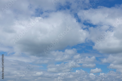 Fototapeta Naklejka Na Ścianę i Meble -  Clouds and blue sky Auckland New Zealand. 