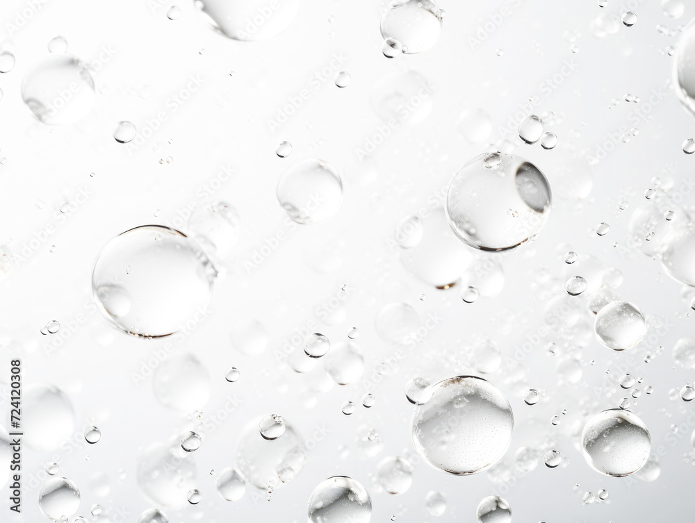 white bubbles on transparent background, PNG,