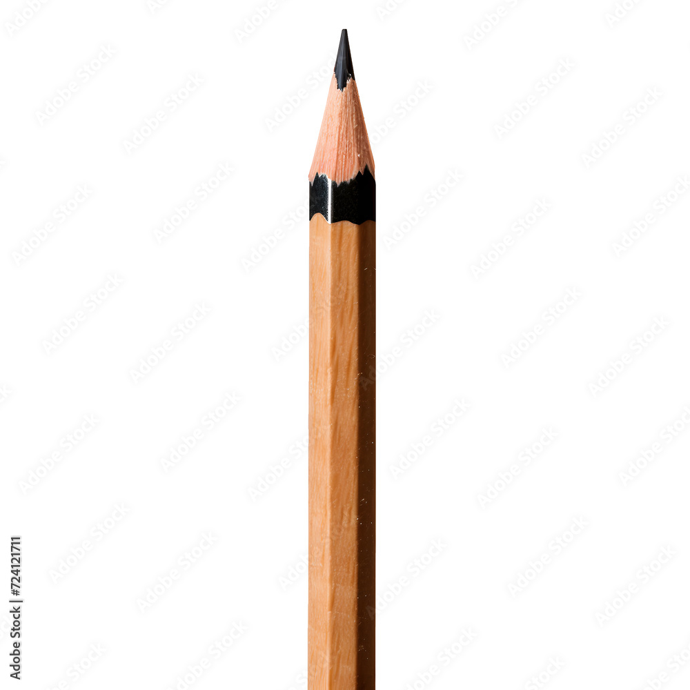 Close-up photo of yellow pencil without background
Close-up photo of yellow pencil without background