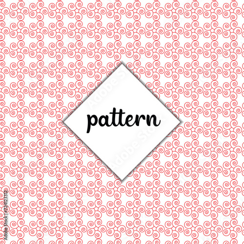 pattern with floral vector Abstract geometric seamless pattern in Arabesque style.