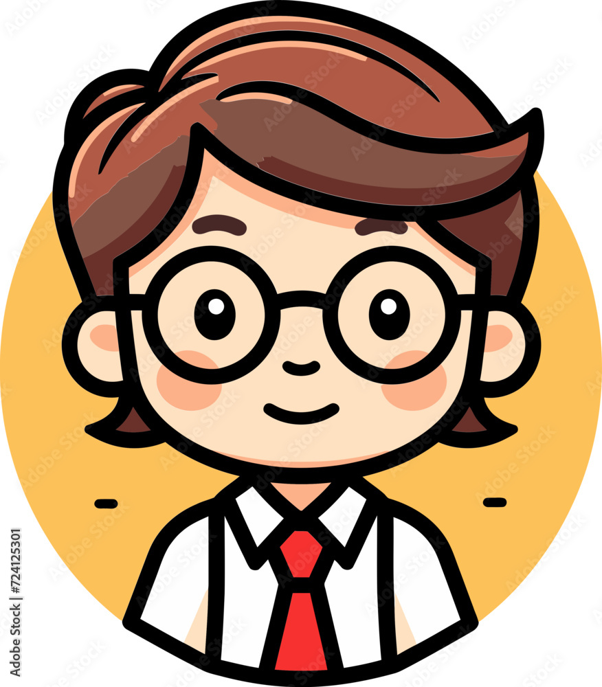 Educational Maestro Vector IllustrationTeaching Persona Teacher Vector Artwork