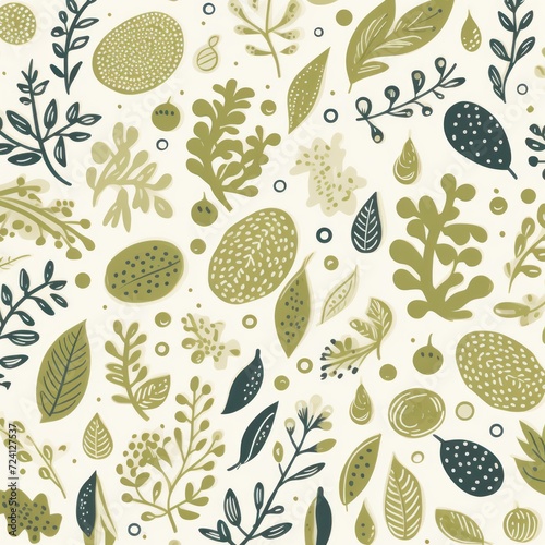olive polka dot  boho color palette  simple line  modern minimalist vector illustration pattern 