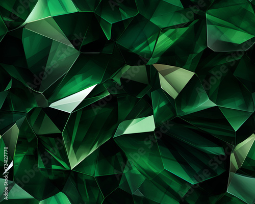 Abstract seamless emerald background photo