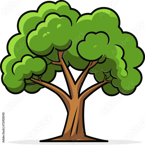 Seasonal Tree Vector CollectionTree Branches Vector Elements