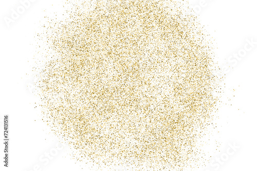 Gold Vector Texture Pattern on White Background. Light Golden Confetti. Yellow Illustration Backdrop. Design Element.