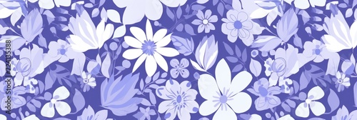 periwinkle random hand drawn patterns  tileable  calming colors vector illustration pattern