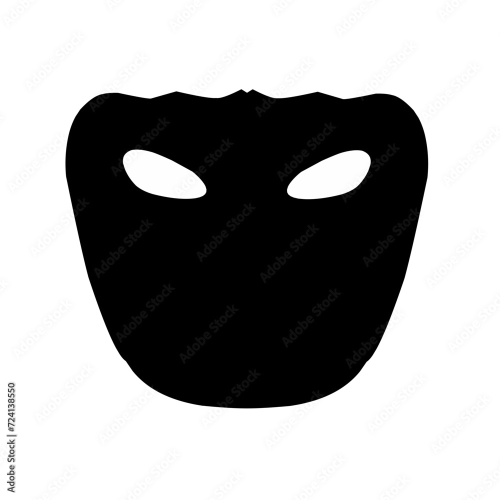 Black Mask Vector Black Mask Vector