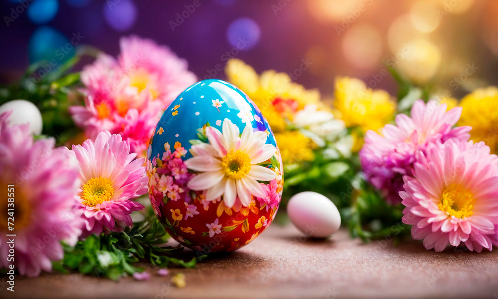 Beautiful Easter eggs for the holiday. Selective focus. Beautiful Easter eggs for the holiday. Selective focus.