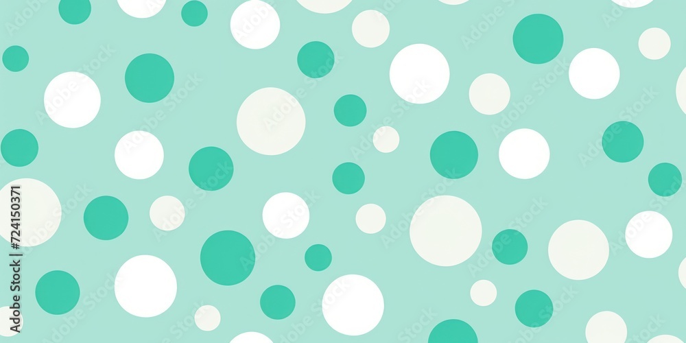 turquoise polka dot, boho color palette, simple line, modern minimalist vector illustration pattern