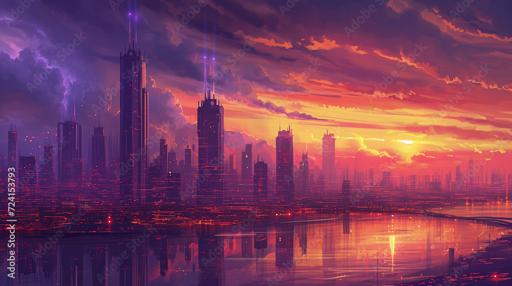 Retro Future City