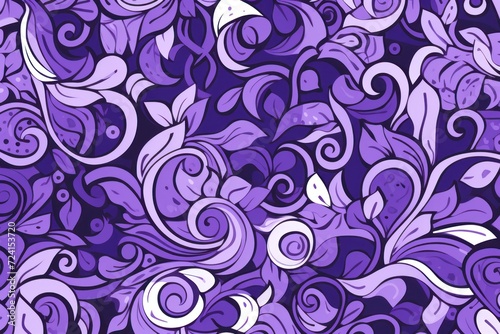 violet random hand drawn patterns  tileable  calming colors vector illustration pattern