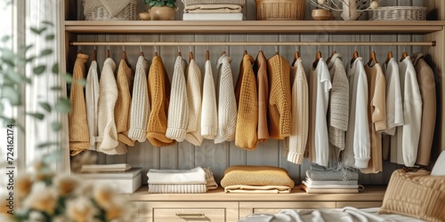 A woman warm wardrobes shop