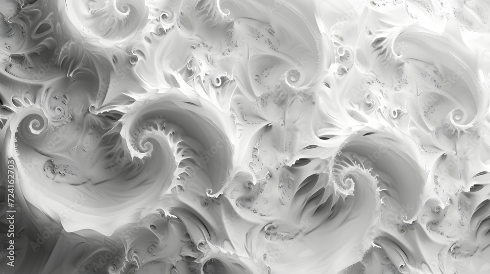 Close-Up of a White Wall With Swirl Patterns Close-Up of a White Wall With Swirl Patterns