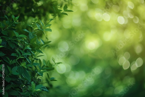 A detailed close-up of a bush with lush green leaves. Perfect for nature enthusiasts and botanical projects