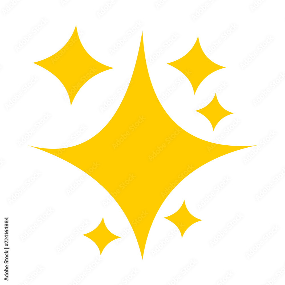 Sparkle star vector icon Sparkle star vector icon