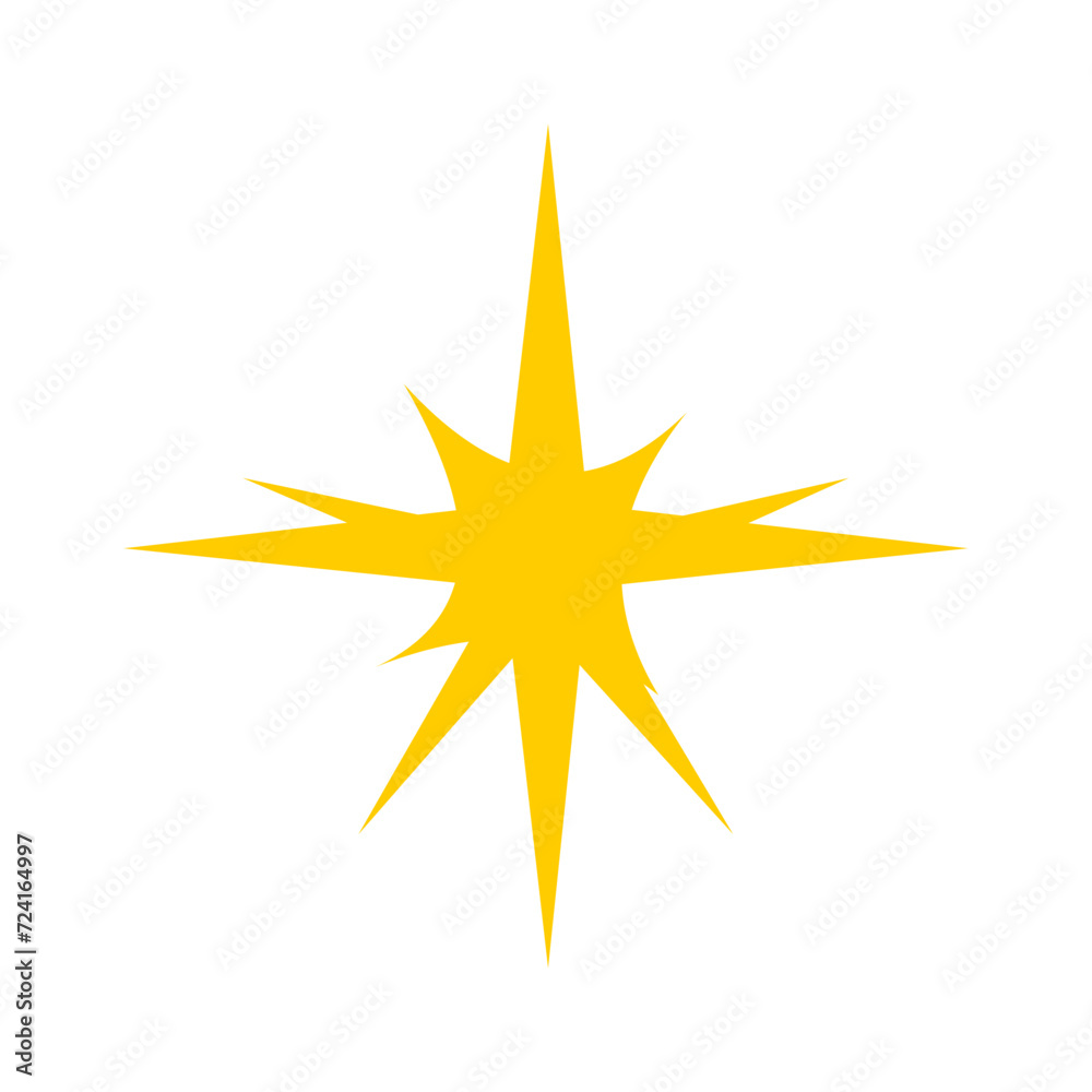 Sparkle star vector icon Sparkle star vector icon